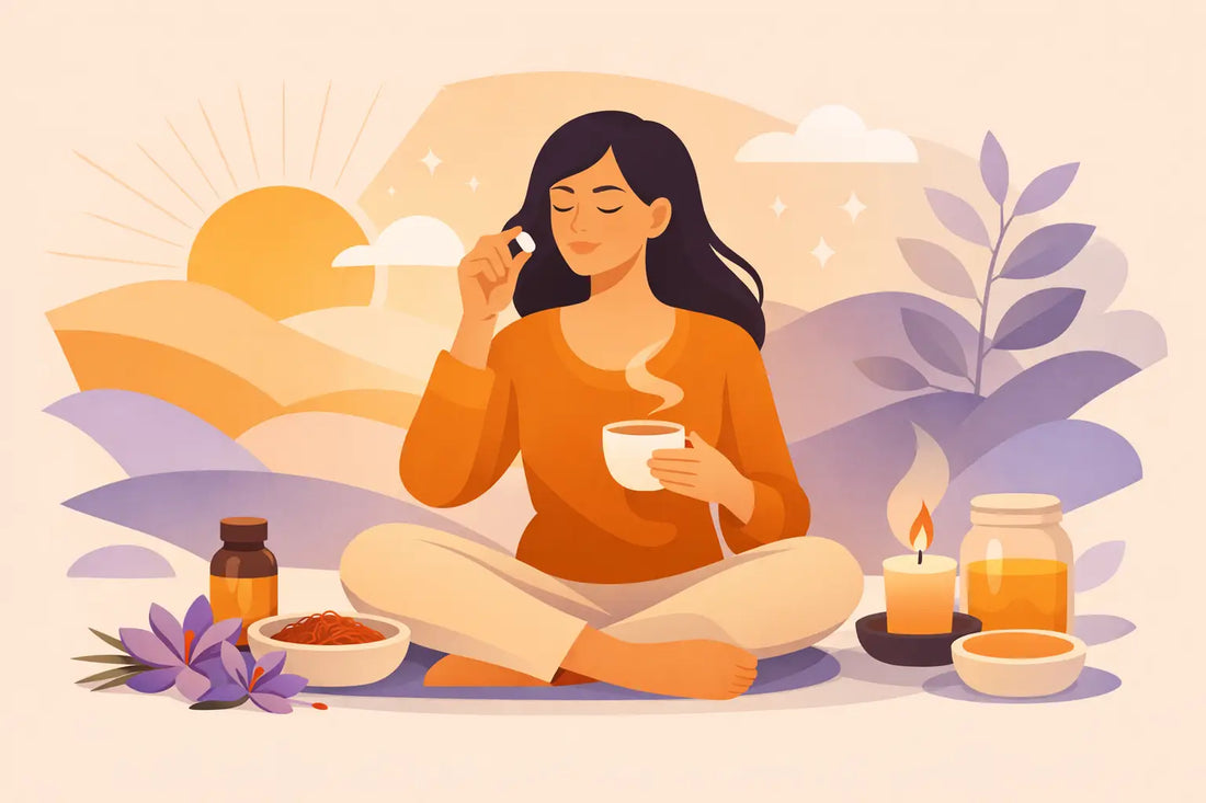 A Saffron Mood Support Ritual for Brighter Days