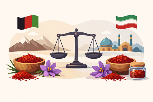Afghan Saffron vs Iranian Saffron Compared