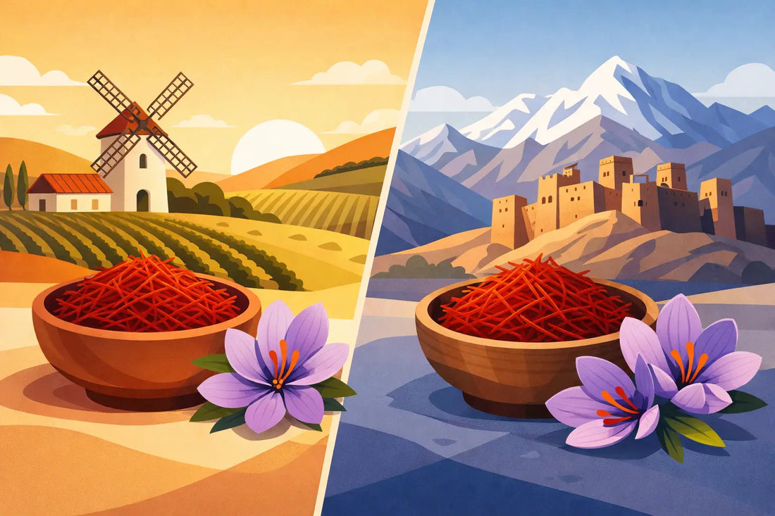 Spanish Saffron Versus Afghan Saffron Compared