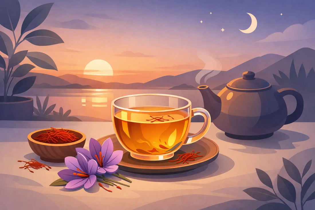 Saffron Tea for Relaxation and a Calmer Evening