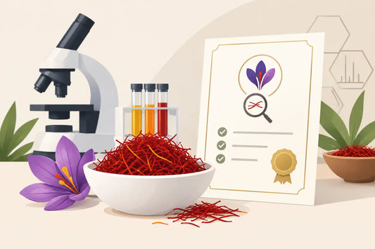 What a Saffron Lab Testing Certificate Proves