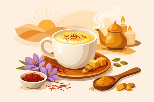 Saffron Milk Latte Recipe for a Golden Ritual