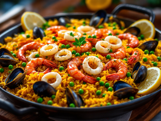 Seafood Paella with Saffron