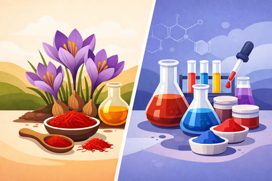 Natural Saffron Versus Synthetic Dyes Explained
