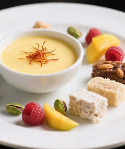 Divine Saffron – Premium Saffron Firni Corn Starch Mix | Gluten-Free, Multiple Award-Winning | Perfect for Baking, Desserts, Gravies & Sauces | 16 oz (456 g), 56 Servings